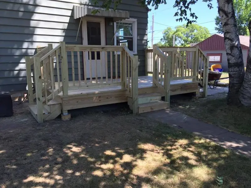 Porch deck from the side, by G&A Construction